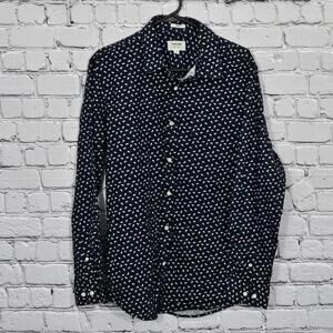 2/$30 NWOT Julian & Mark Navy Jamm Group Long Sleeve Button-Up Shirt Size L